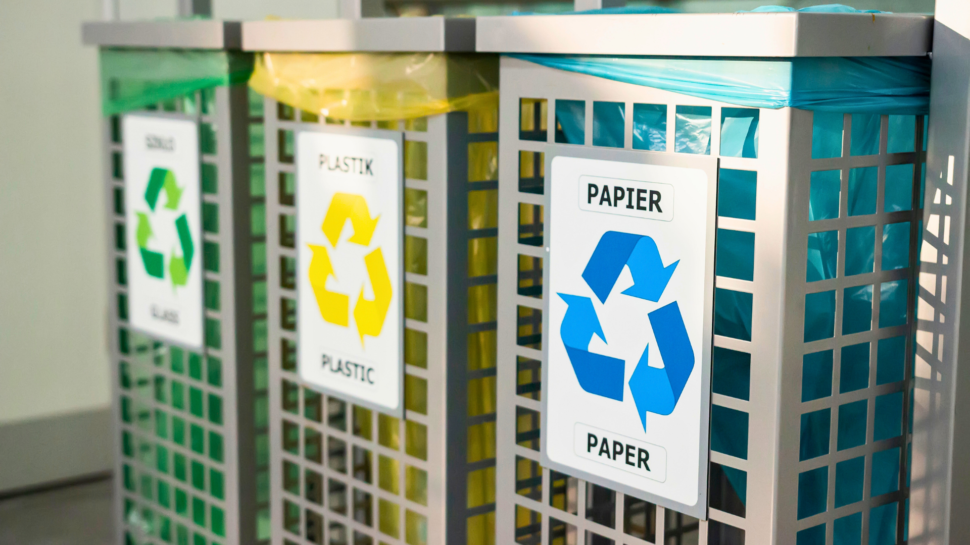 waste management - recycling machines
