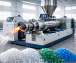 High Efficiency Plastic Recycling with Single Screw Extruder