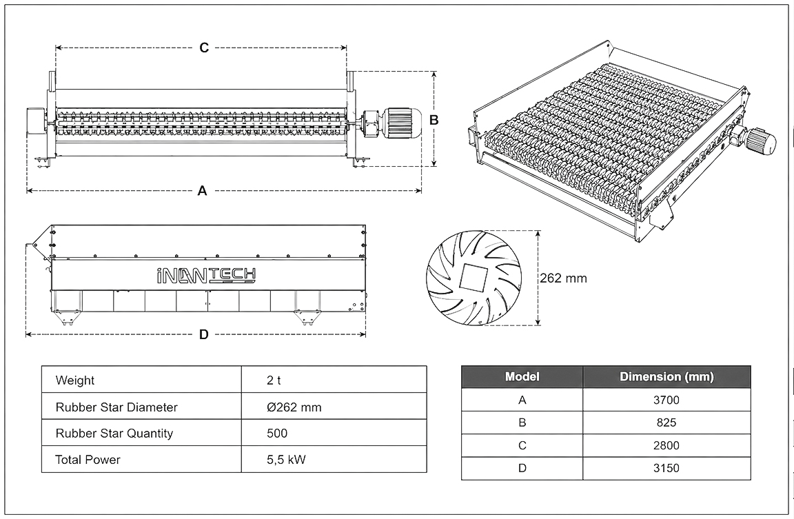 Star Screen technical drawing