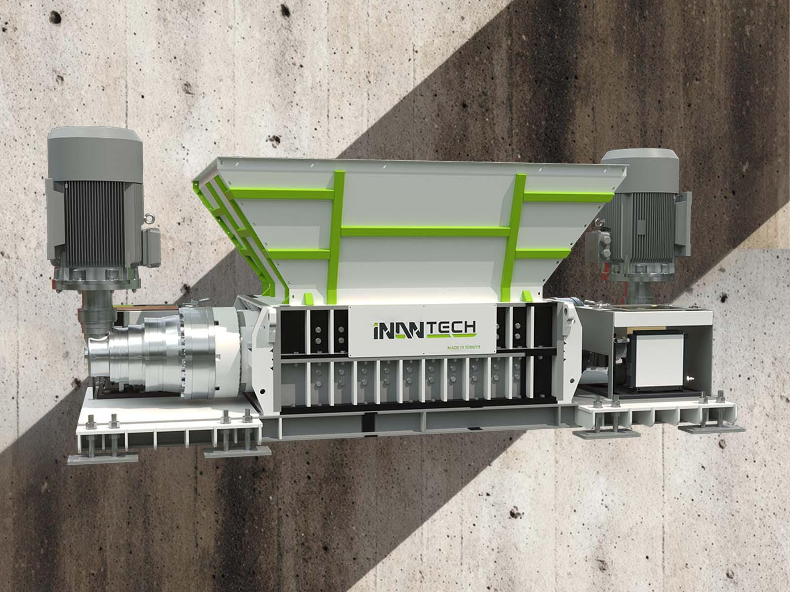 1600 Double-Shaft Shredder
