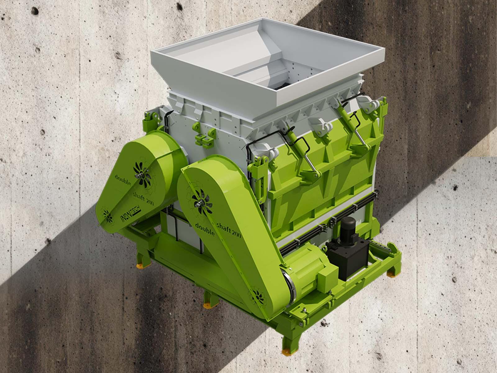 2000 Double-Shaft Shredder