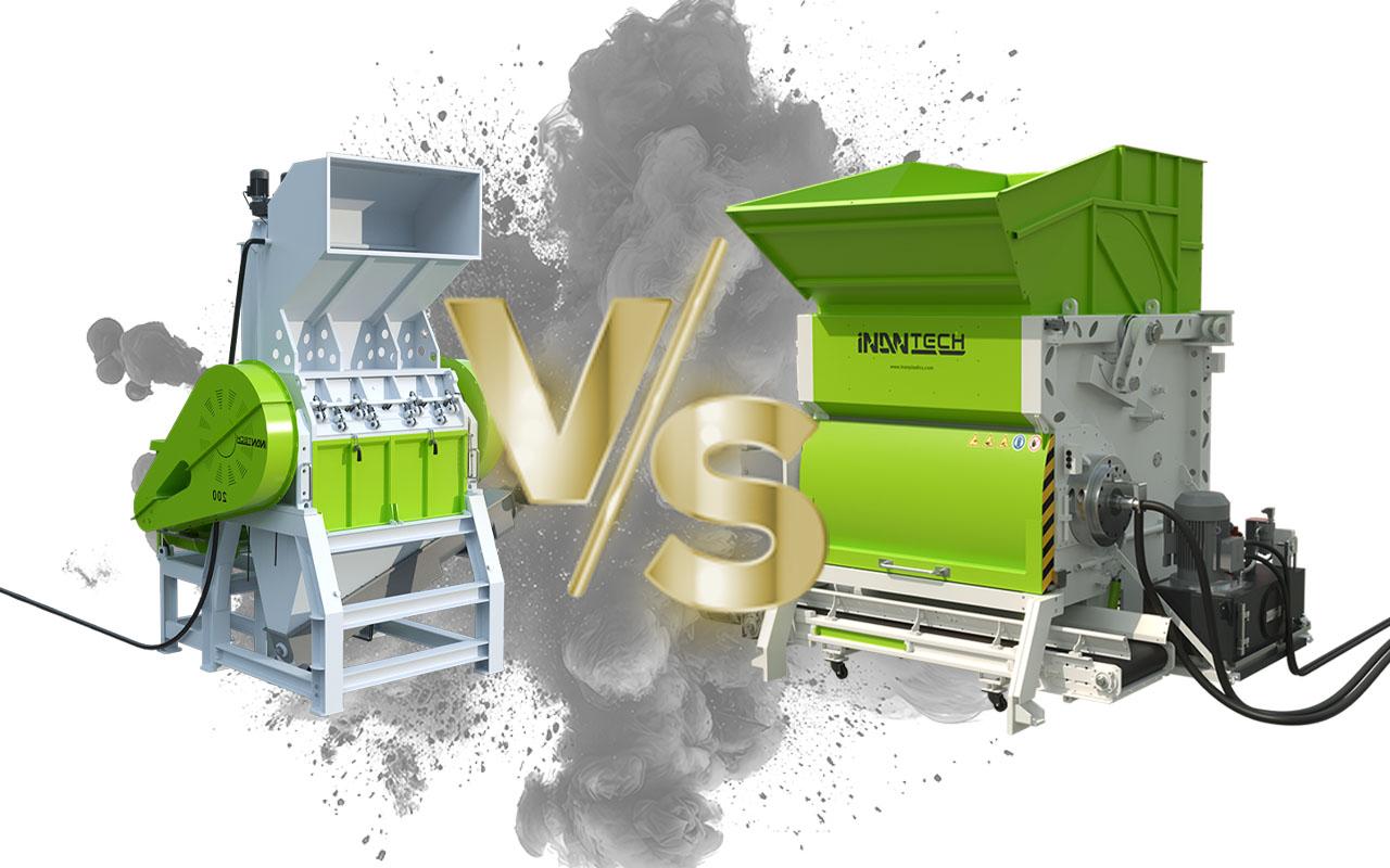 Plastik Kırma Makinesi mi, Shredder mı?