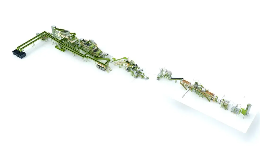 HDPE / PP (Sert Plastik) Geri Dönüşüm Hattı fotoğraf