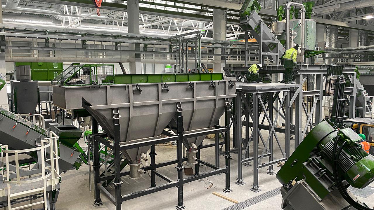 HDPE / PP (Sert Plastik) Geri Dönüşüm Hattı Yıkama Bölümü-1