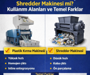 Plastik Kırma Makinesi ve Shredder Makinesi: Farklarve Kullanım Alanları