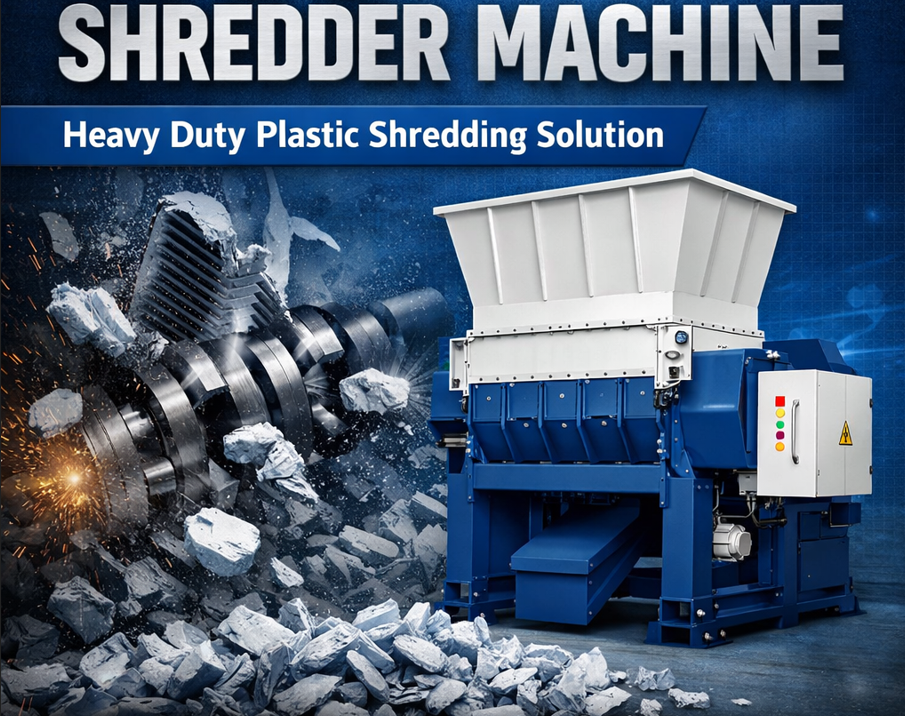 1500 Shredder Makinesi: Ağır Hizmet Tipi Endüstriyel Plastik Parçalama Çözümü