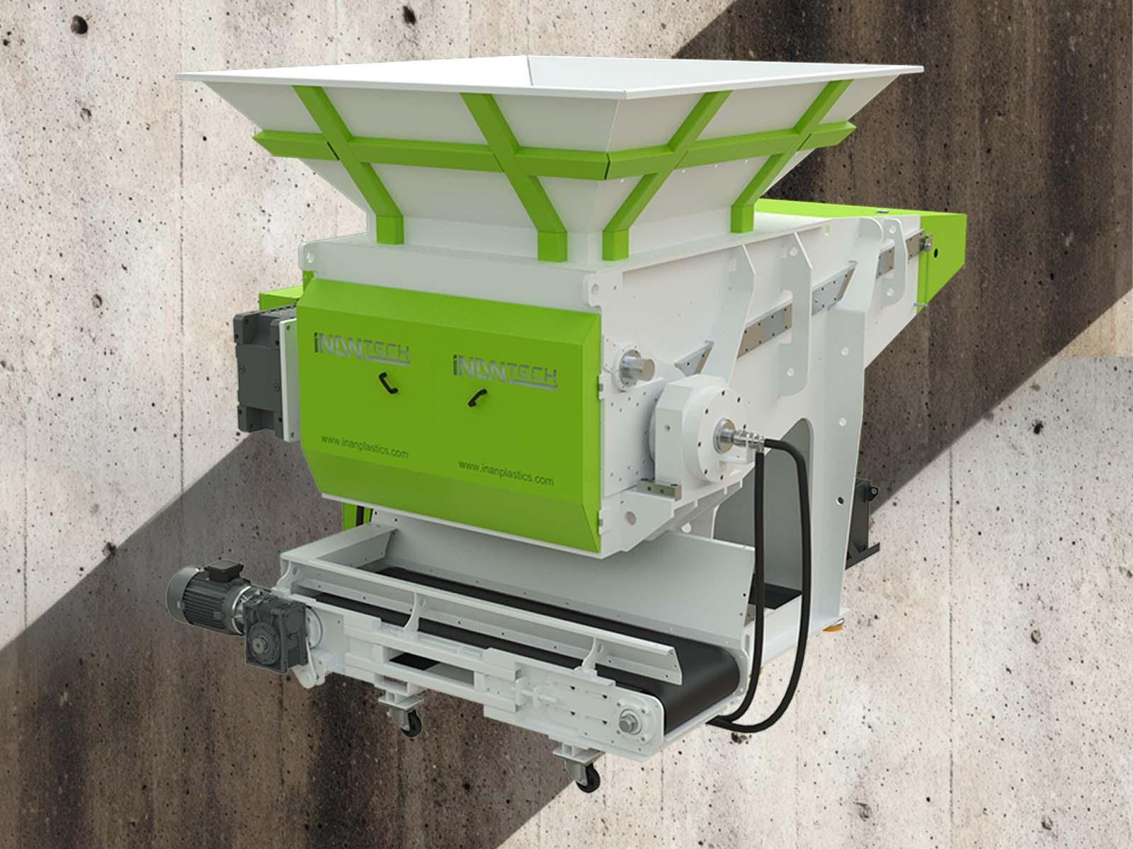 1300 Tek Şaftlı Shredder