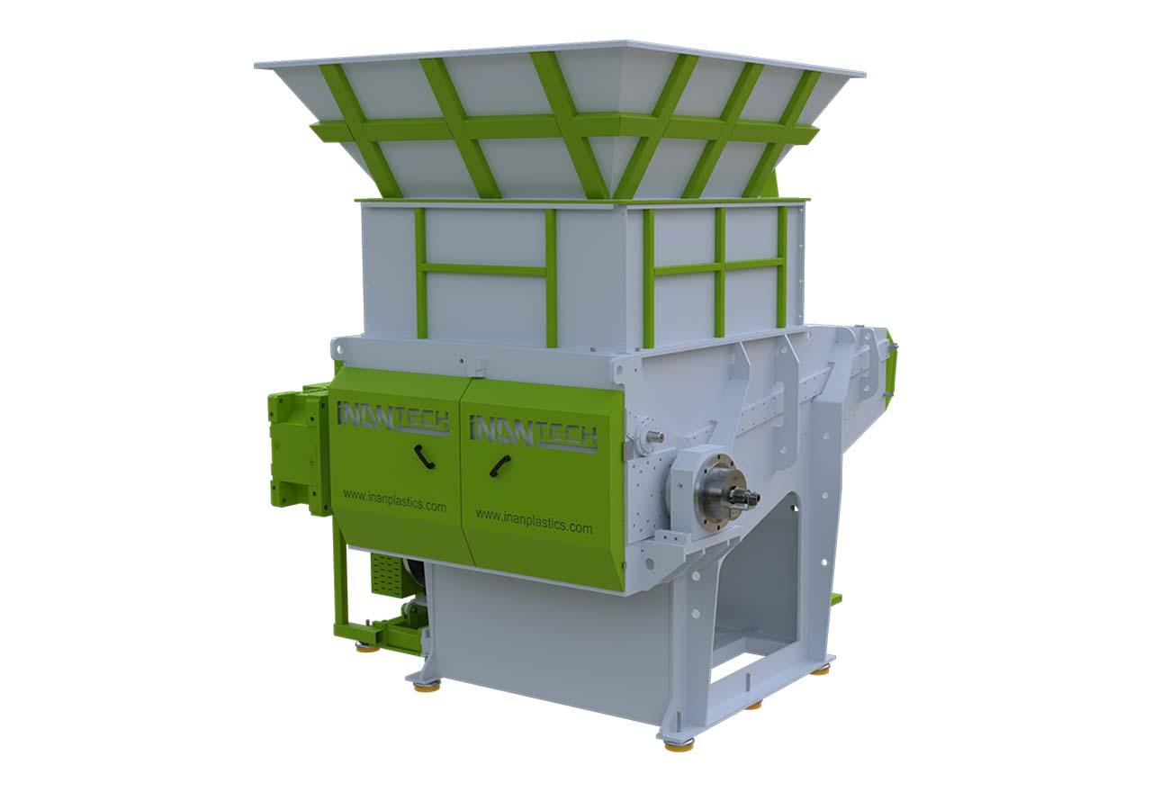 1600 Tek Şaftlı Shredder