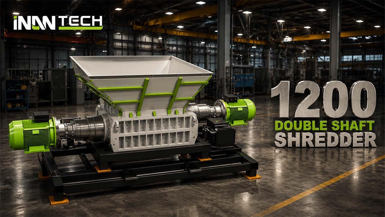 1200 Çift Şaftlı Shredder