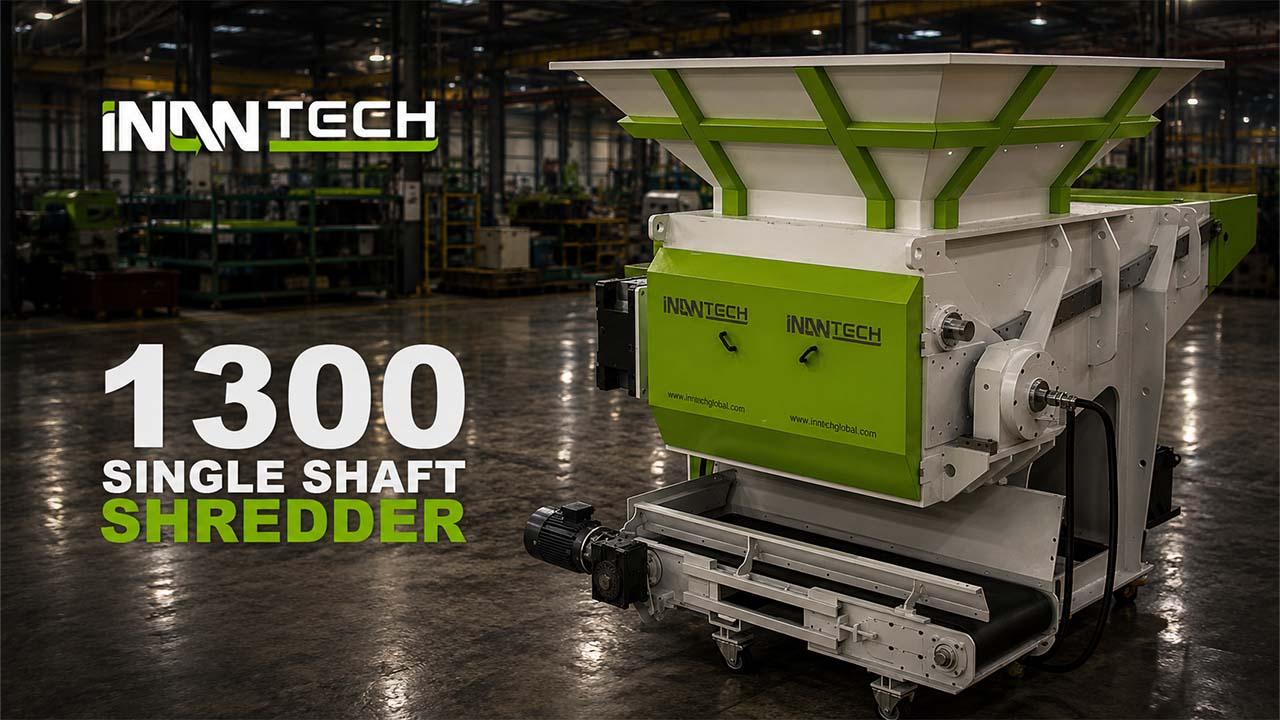 1300 Tek Şaftlı Shredder