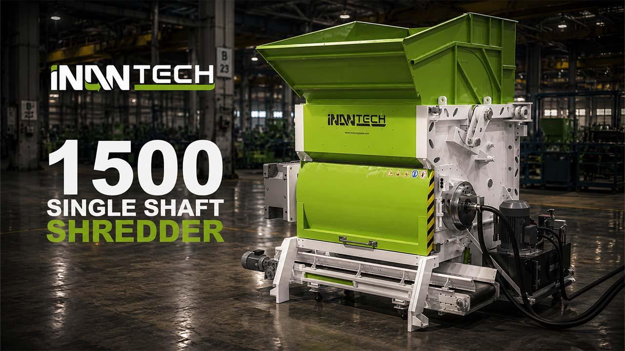 1500 Tek Şaftlı Shredder