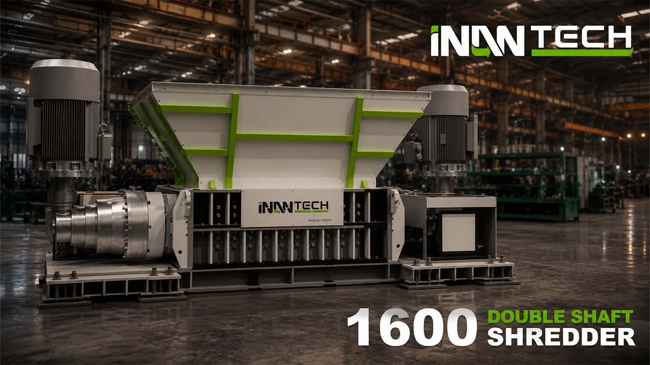 1600 Çift Şaftlı Shredder