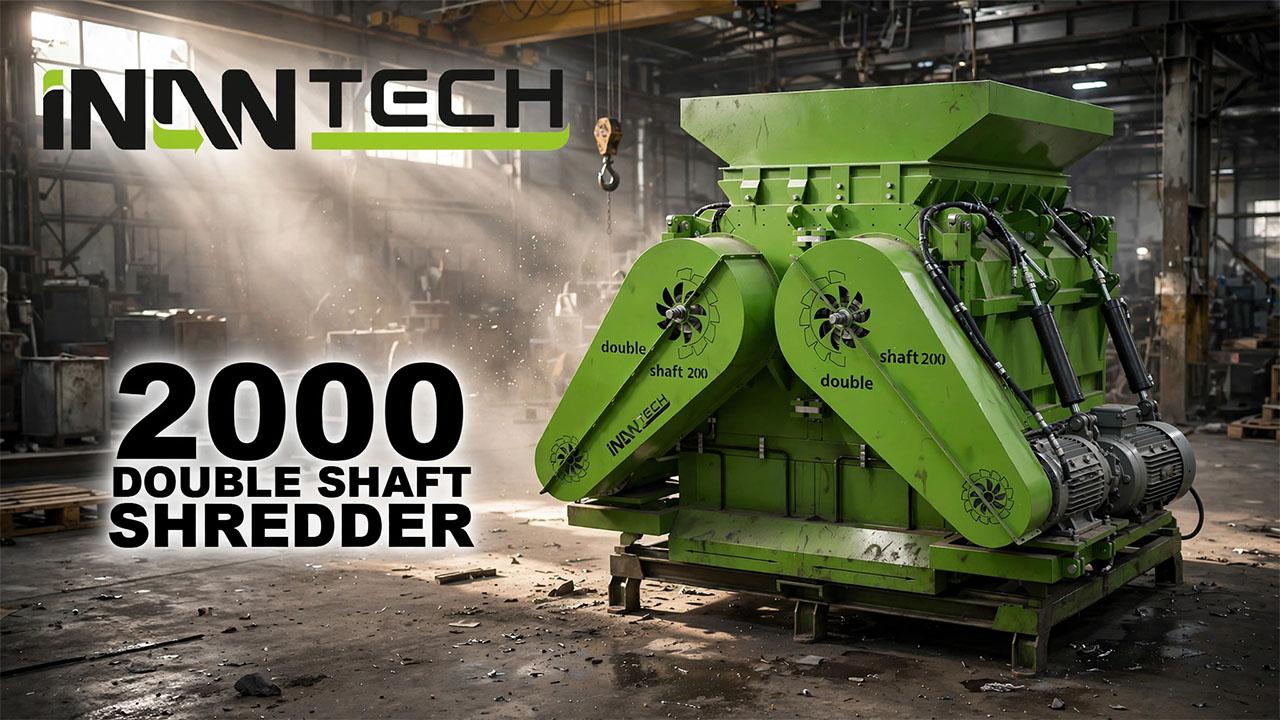 2000 Çift Şaftlı Shredder