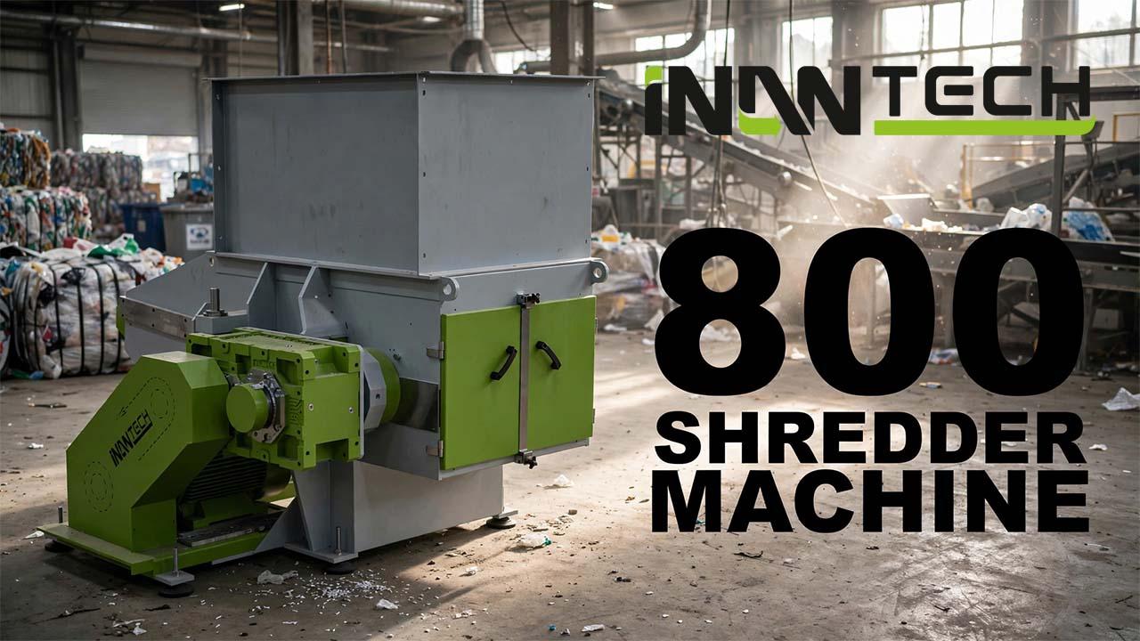 800 Tek Şaftlı Shredder